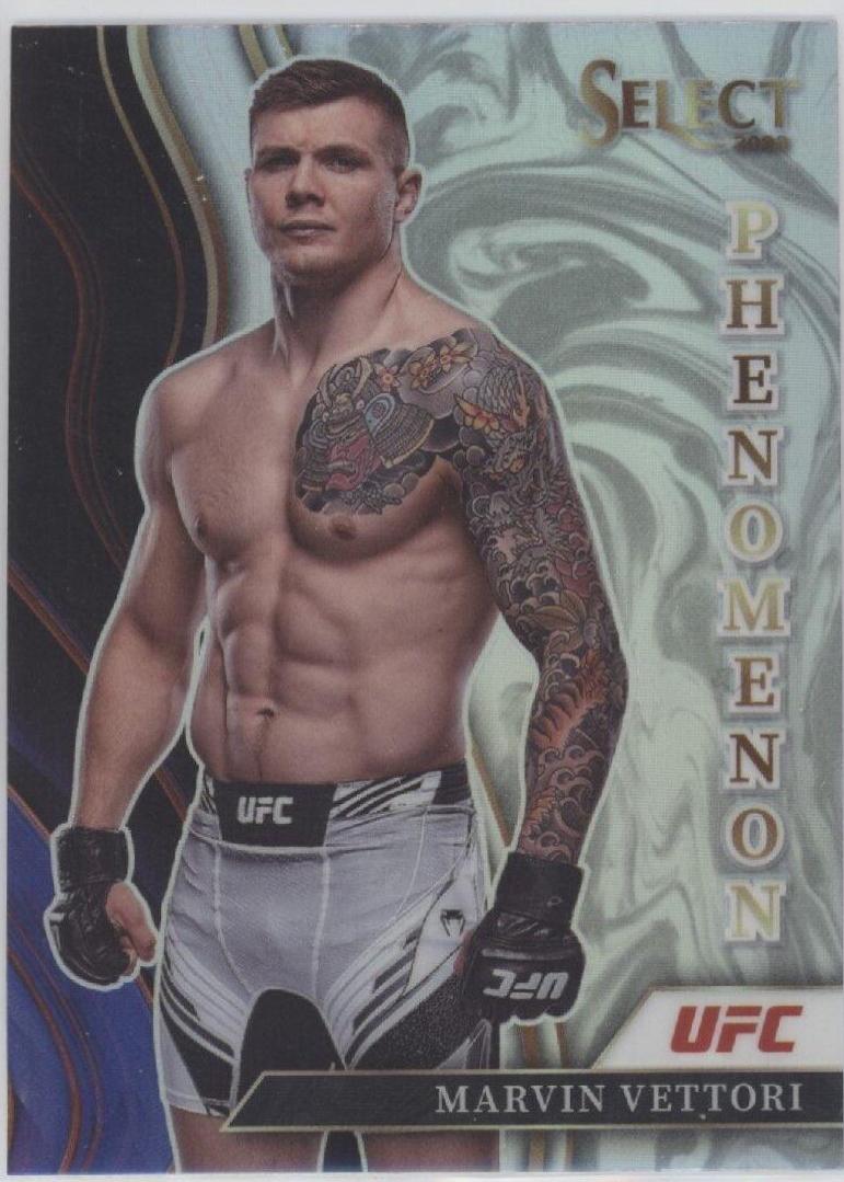 Marvin Vettori 2022 Panini Select UFC Phenomenon #19 Silver