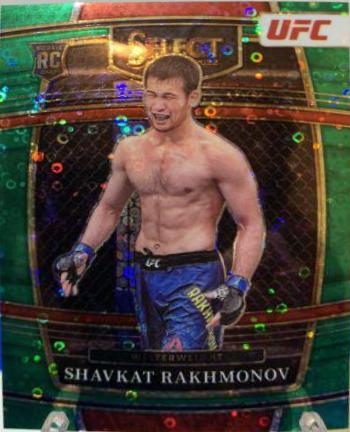 Shavkat Rakhmonov 2022 Panini Select UFC Concourse #84 Green Disco