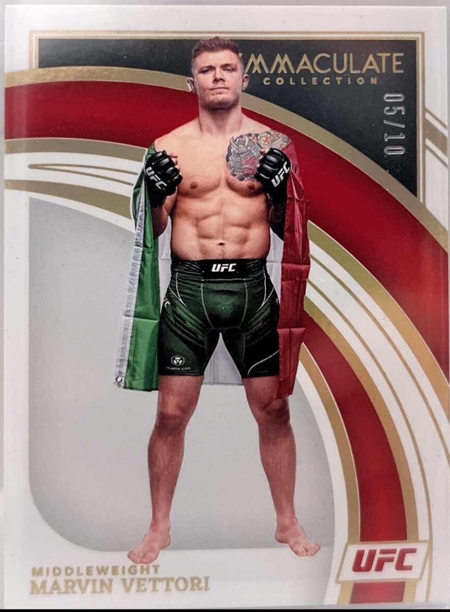 Marvin Vettori 2022 Panini Immaculate UFC Base #60 Gold