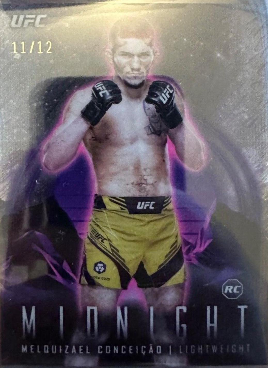 Melquizael Conceição 2024 Topps Midnight UFC Base #56 Midnight