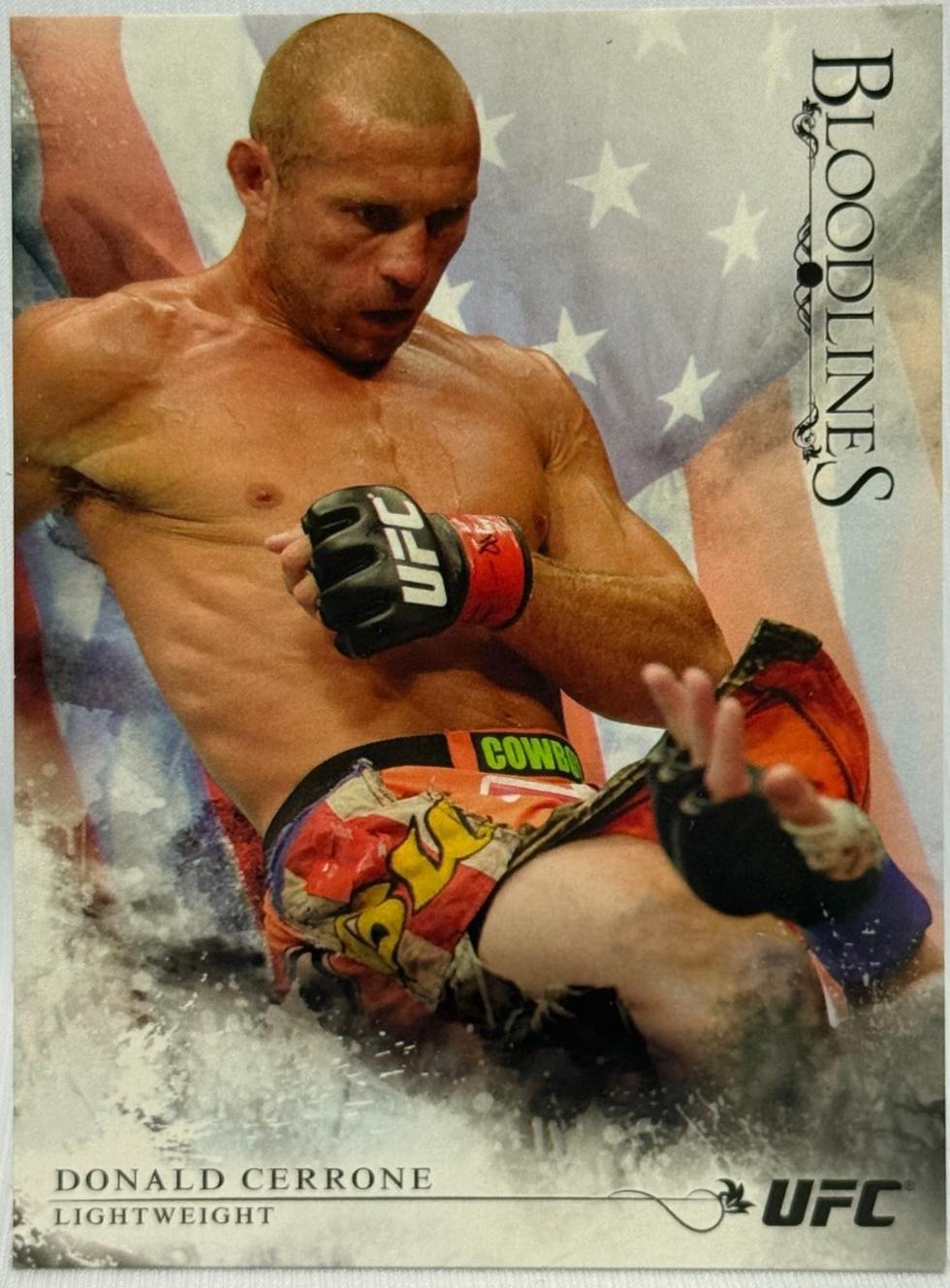 Donald Cerrone 2014 Topps UFC Bloodlines Base #27 Flag