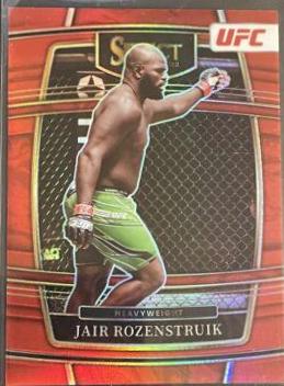 Jairzinho Rozenstruik 2022 Panini Select UFC Concourse #88 Red