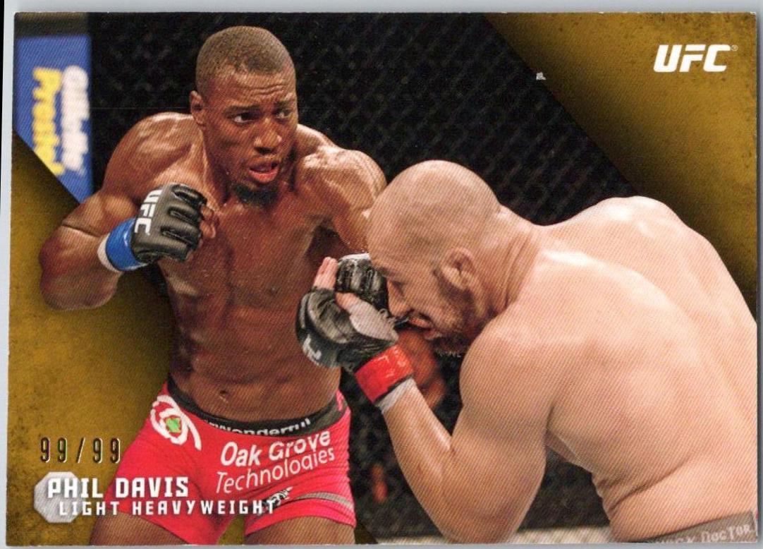 Phil Davis 2015 Topps UFC Knockout Base #54 Gold