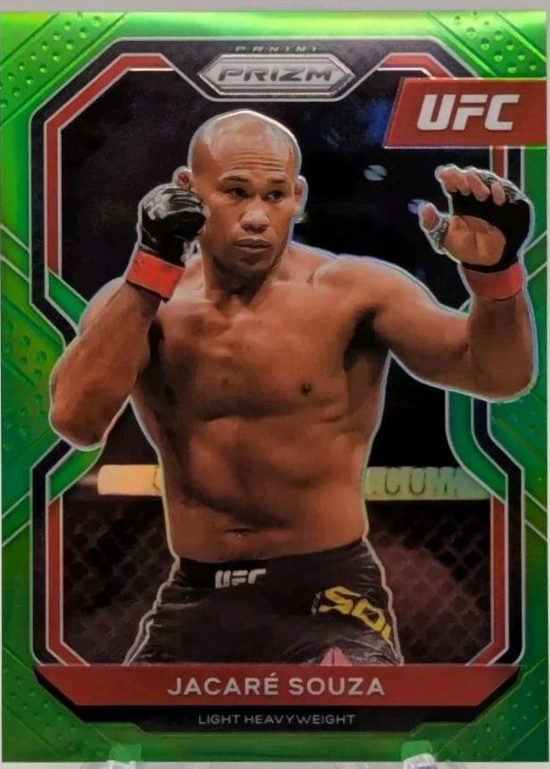 Ronaldo Souza 2021 Panini Prizm UFC Base #21 Neon Green