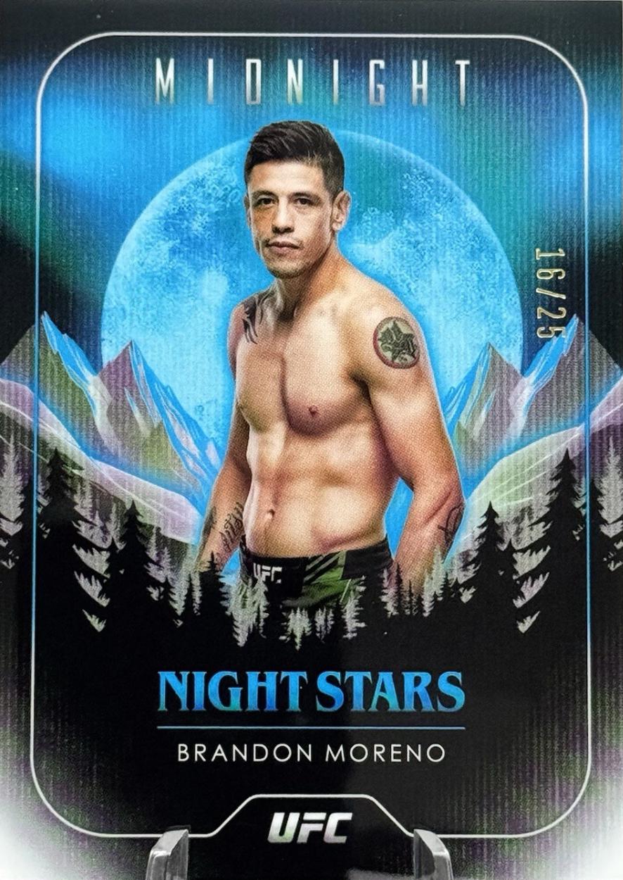 Brandon Moreno 2024 Topps Midnight UFC Night Stars #NS-30 Moonrise
