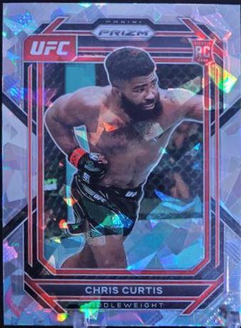 Chris Curtis 2023 Panini Prizm UFC Base #105 Ice