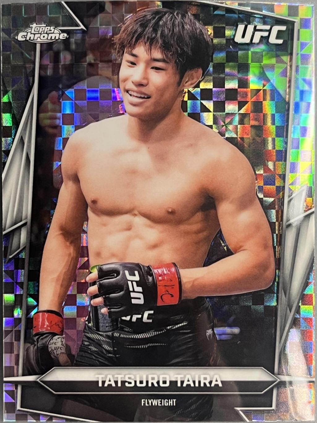 Tatsuro Taira 2026 Topps Chrome UFC Base #72 X-fractor