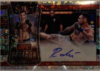 Aleksandar Rakic 2022 Panini Select UFC Octagon Action Signatures #45 Disco