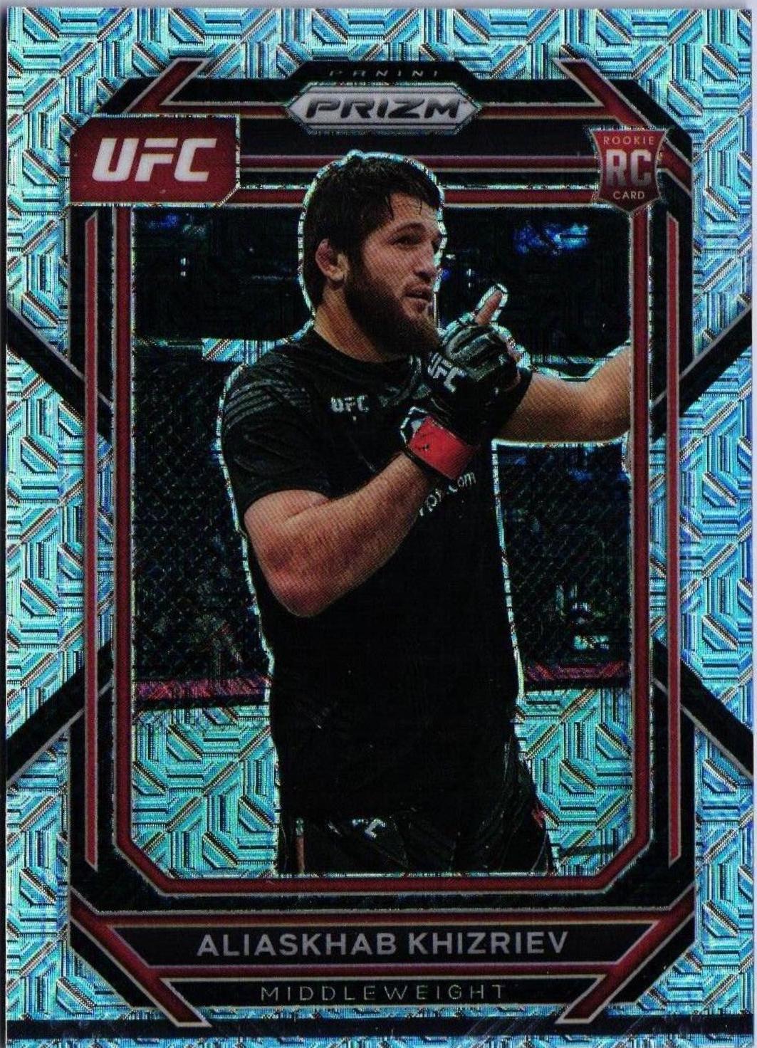 Aliaskhab Khizriev 2023 Panini Prizm UFC Base #141 Mojo