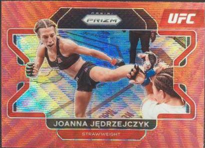 Joanna Jędrzejczyk 2022 Panini Prizm UFC Base #83 Ruby Wave