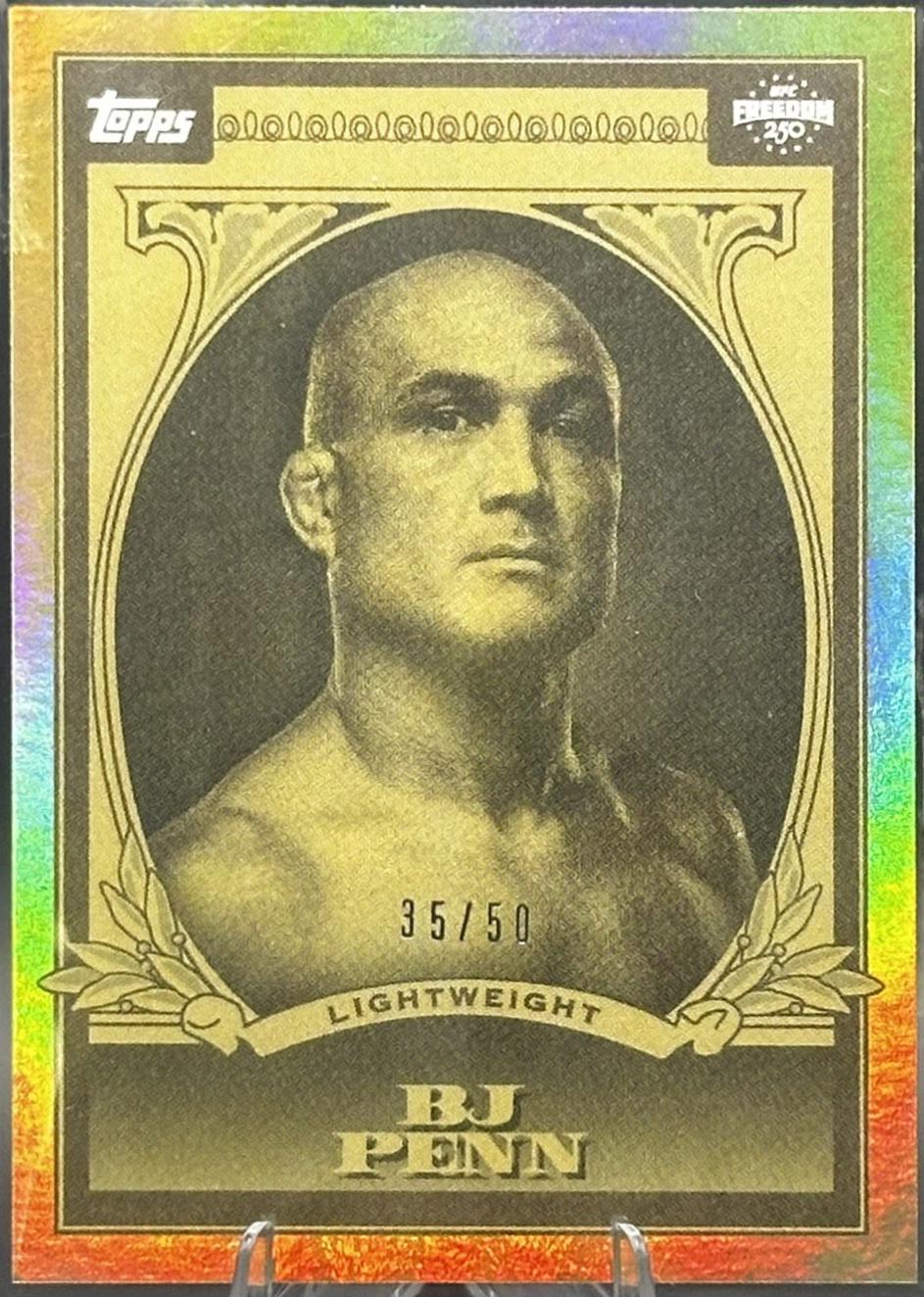 BJ Penn 2026 Topps UFC Freedom 250 UFC Dollar #UD-25 Red