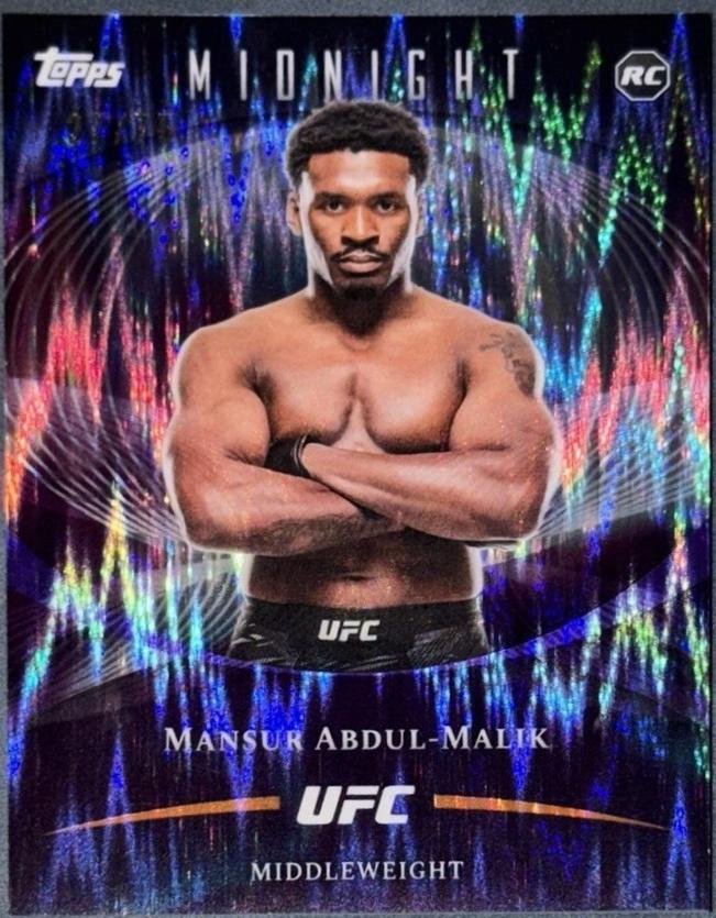 Mansur Abdul-Malik 2026 Topps Midnight UFC Base #44 Dusk
