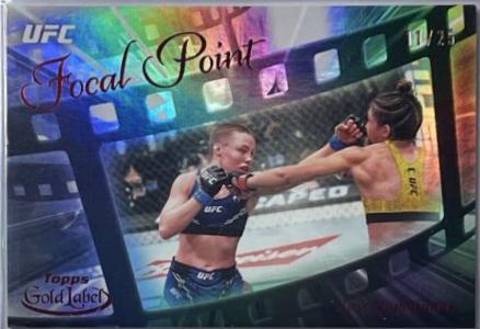 Rose Namajunas 2024 Topps Gold Label UFC Focal Point #FP-16 Red