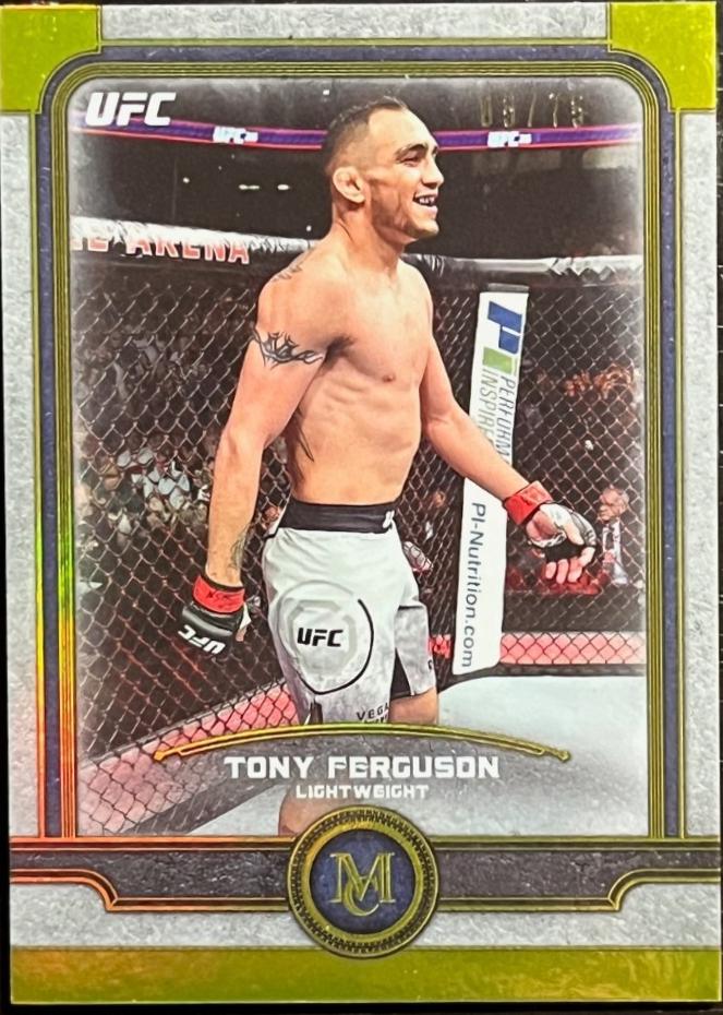 Tony Ferguson 2019 Topps UFC Museum Collection Base #10 Gold