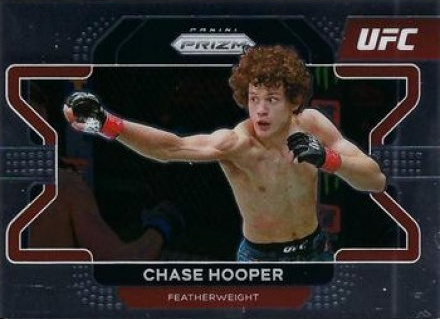 Chase Hooper 2022 Panini Prizm UFC Base #97 Black