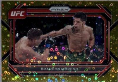 Brandon Moreno 2023 Panini Prizm Under Card UFC Base #38 Gold