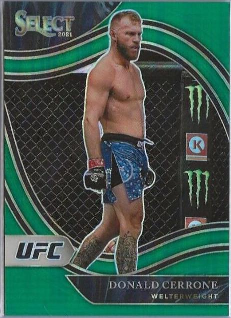 Donald Cerrone 2021 Panini Select UFC Octagonside #239 Green