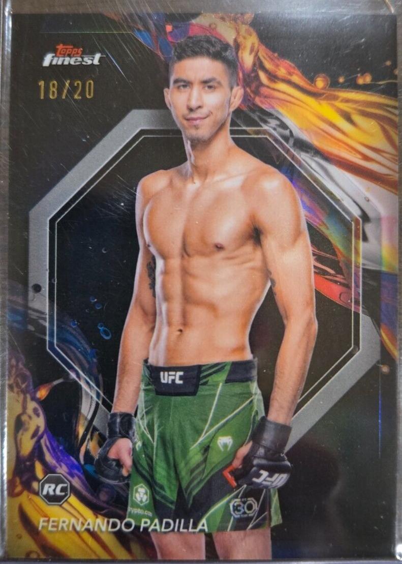Fernando Padilla 2024 Topps Finest UFC Base Uncommon #167 Checkerboard Refractor