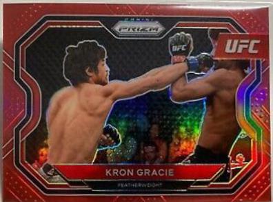 Kron Gracie 2021 Panini Prizm UFC Base #114 Red