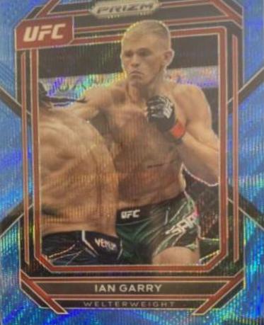 Ian Machado Garry 2023 Panini Prizm UFC Base #107 Blue Wave