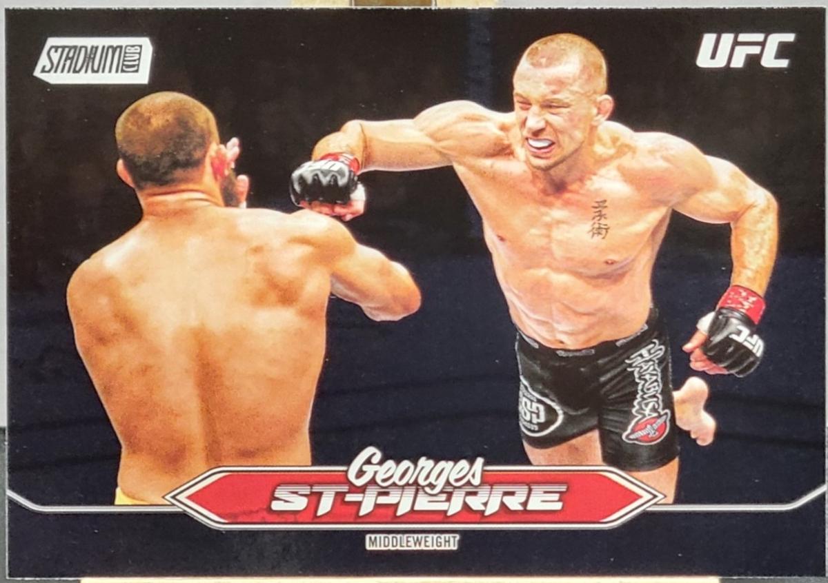 Georges St-Pierre 2025 Topps Stadium Club UFC Base #32 Black