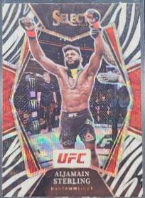 Aljamain Sterling 2022 Panini Select UFC Premier Level #153 Zebra
