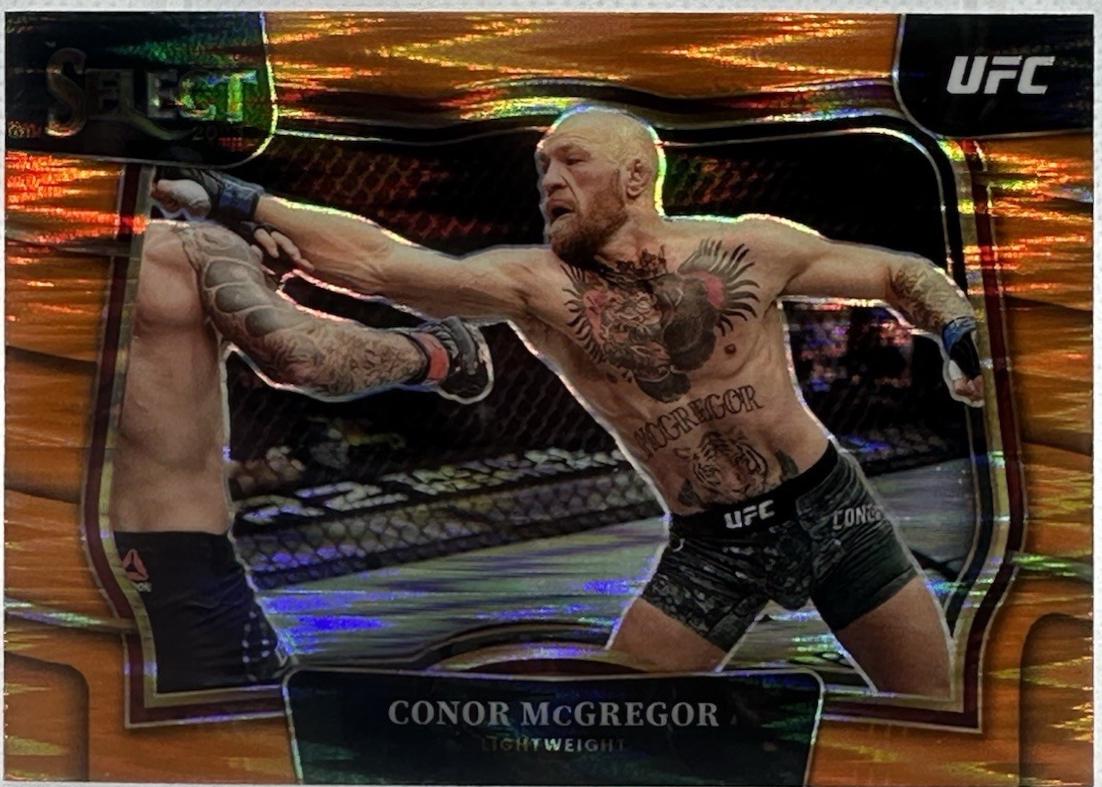 Conor McGregor 2023 Panini Select UFC Octagonside #296 Orange