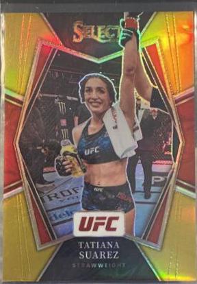 Tatiana Suarez 2022 Panini Select UFC Premier Level #198 Gold