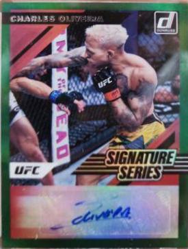 Charles Oliveira 2022 Panini Donruss UFC Signature Series #76 Pink Laser