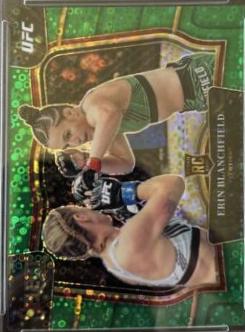 Erin Blanchfield 2023 Panini Select UFC Octagonside #268 Green Disco
