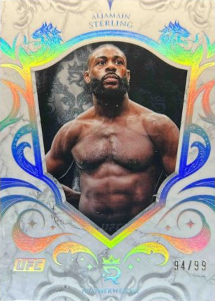 Aljamain Sterling 2025 Topps Royalty UFC Base #61 Gold