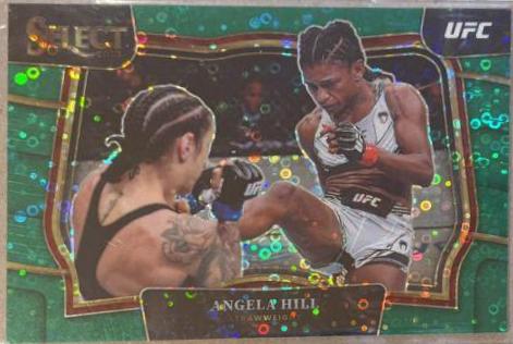 Angela Hill 2023 Panini Select UFC Octagonside #244 Green