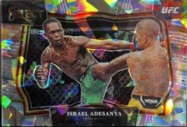 Israel Adesanya 2023 Panini Select UFC Octagonside #270 Black Blue