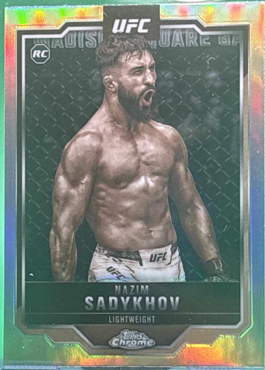Nazim Sadykhov 2025 Topps Chrome UFC Base #157 Sepia Refractor