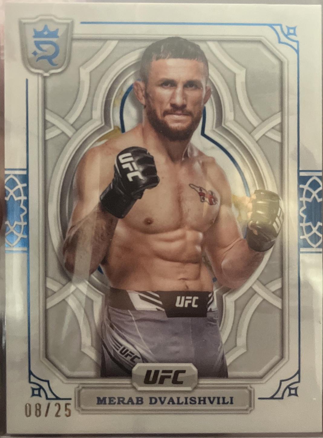 Merab Dvalishvili 2024 Topps Royalty UFC Base #42 Blue
