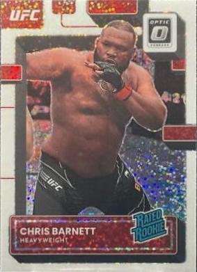 Chris Barnett 2023 Panini Donruss Optic UFC Base #112 White Sparkle