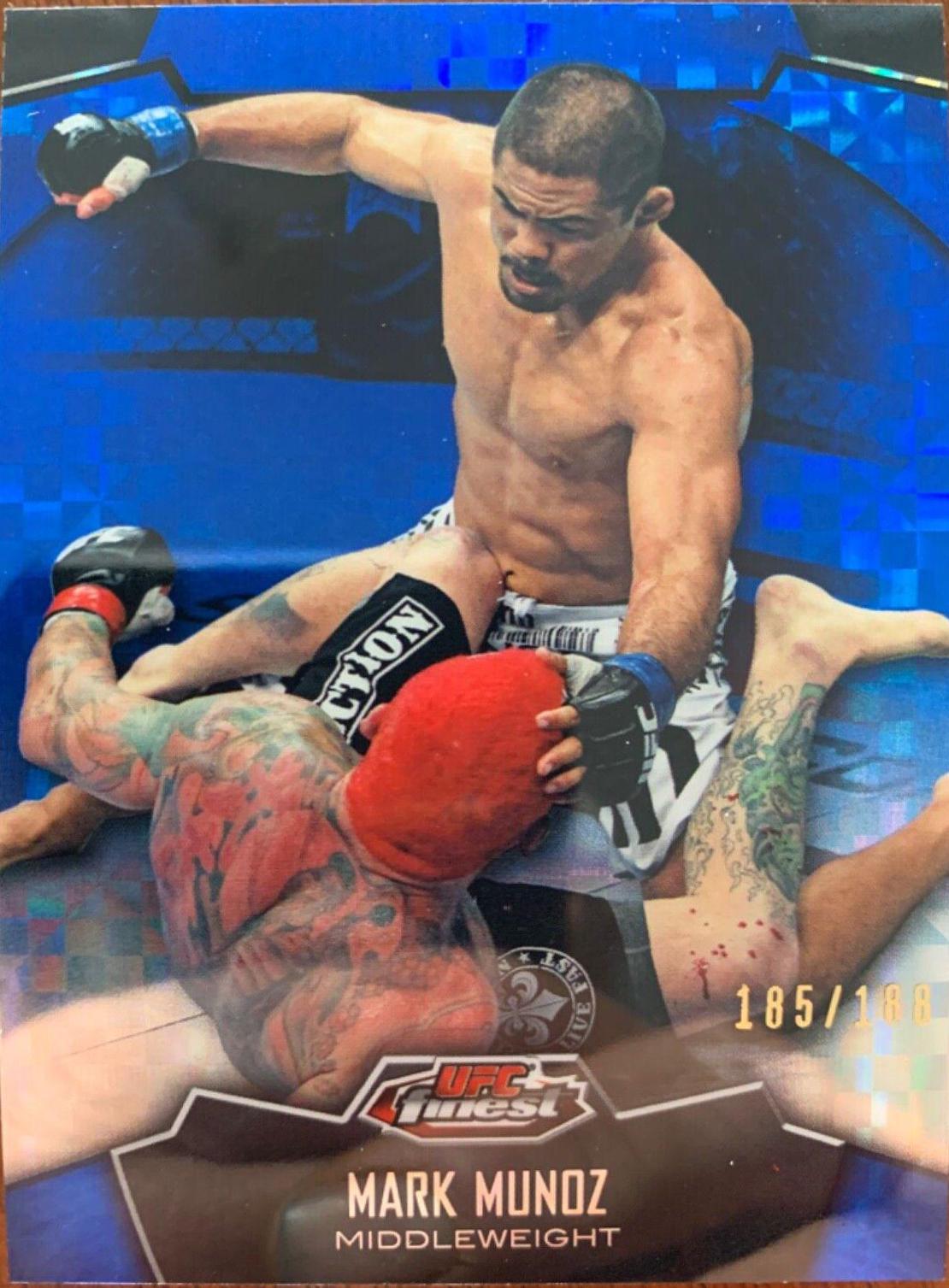 Mark Muñoz 2012 Topps Finest UFC Base #52 Xfractor
