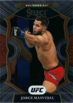 Jorge Masvidal 2021 Panini Select UFC Concourse #55 Black Disco