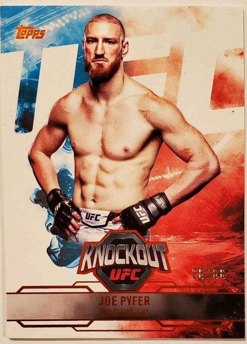 Joe Pyfer 2025 Topps Knockout UFC Base #84 Orange