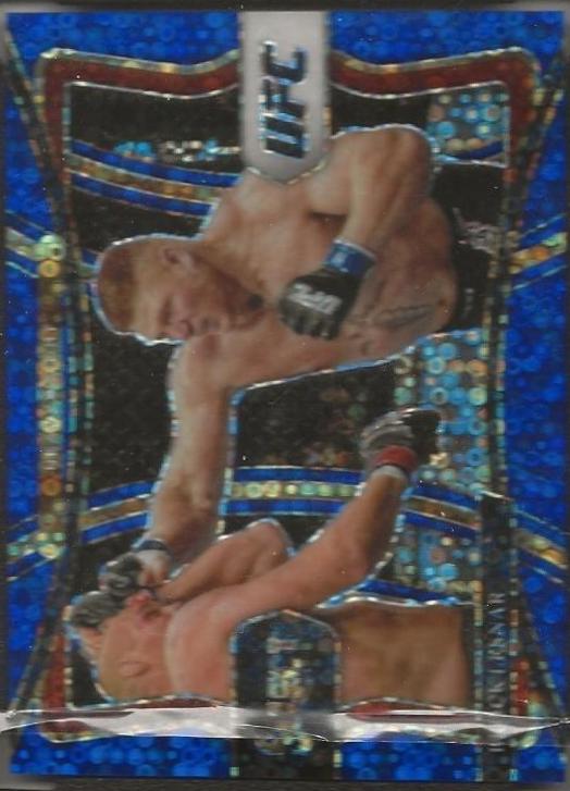 Brock Lesnar 2021 Panini Select UFC Premier Level #175 Blue Disco