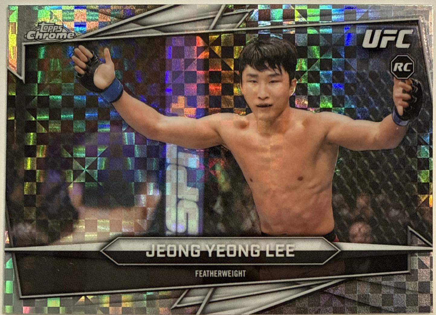 JeongYeong Lee 2026 Topps Chrome UFC Base #196 X-fractor