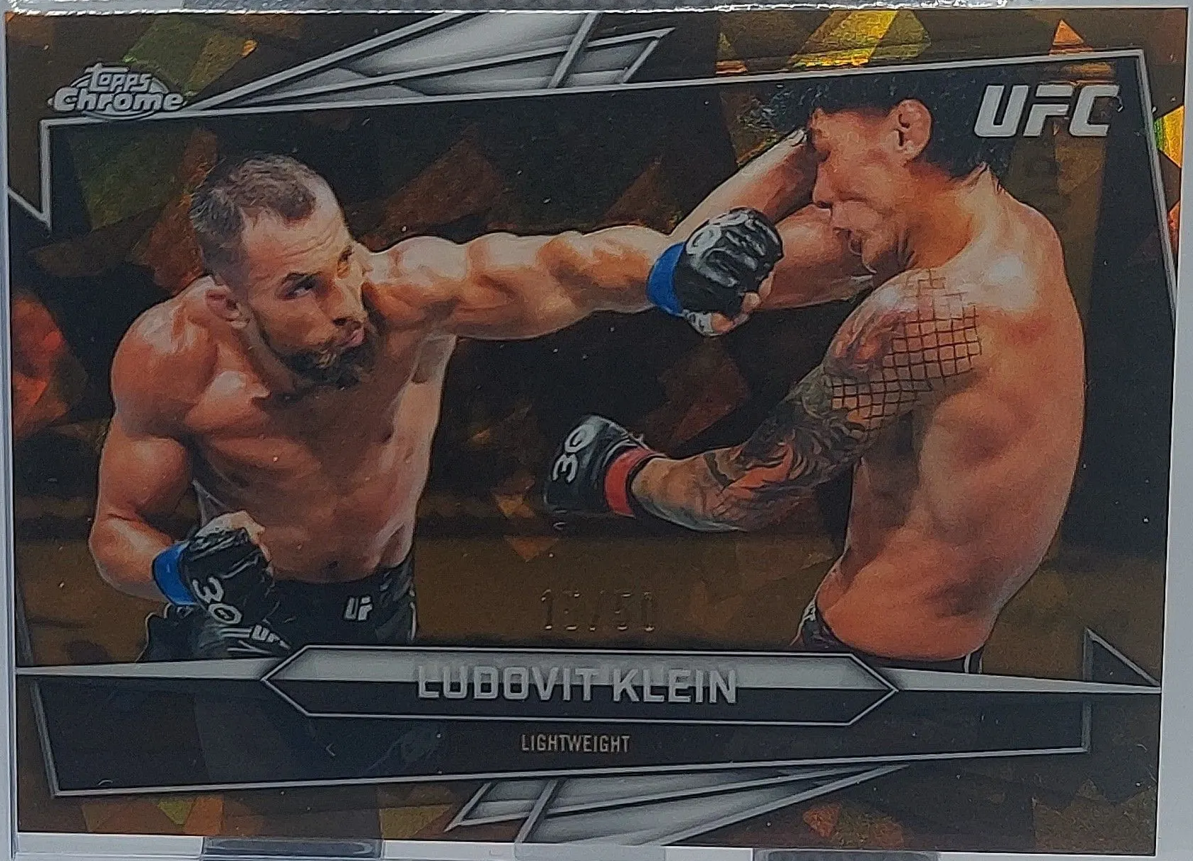 Ludovit Klein 2026 Topps Chrome Sapphire UFC Base #145 Red Sapphire