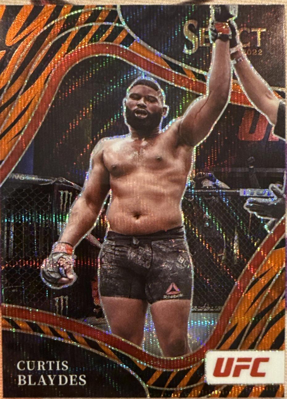 Curtis Blaydes 2022 Panini Select UFC Octagonside #258 Tiger