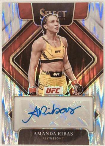 Amanda Ribas 2022 Panini Select UFC Signatures #22 Flash