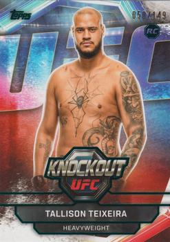 Tallison Teixeira 2026 Topps Knockout UFC Base #90 Teal