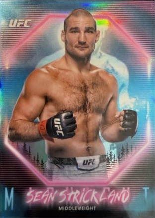 Sean Strickland 2025 Topps Midnight UFC Base #2 Daybreak