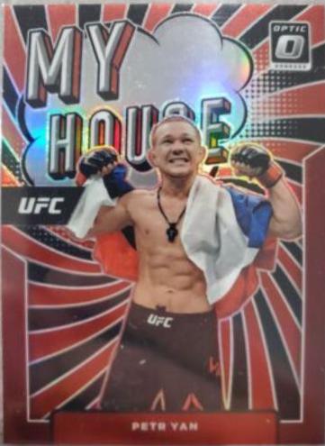 Petr Yan 2022 Panini Donruss Optic UFC My House #10 Red