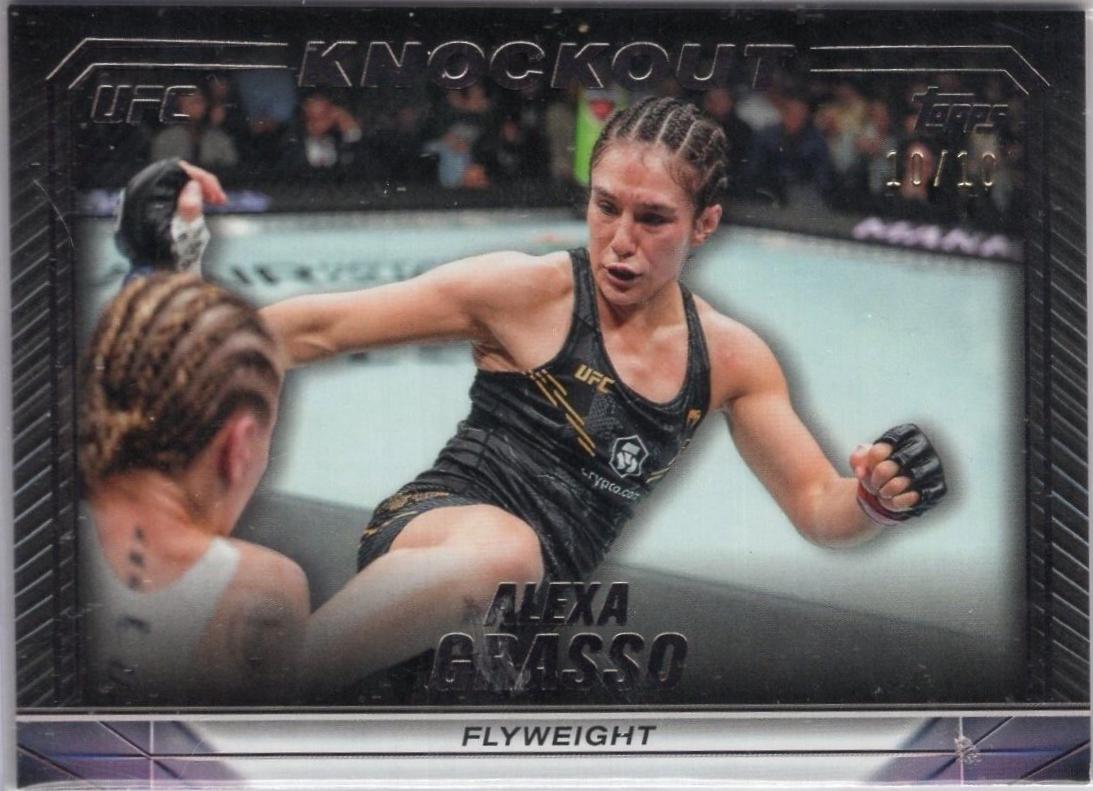 Alexa Grasso 2024 Topps Knockout UFC Base #15 Black
