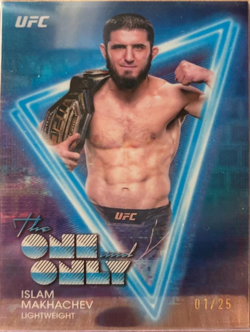 Islam Makhachev 2025 Topps Midnight UFC The One and Only #OO-5 Moonrise