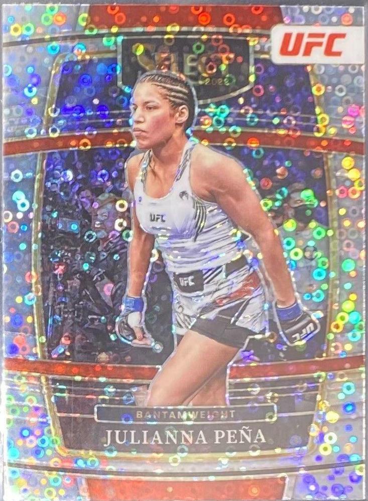 Julianna Peña 2022 Panini Select UFC Concourse #87 Silver